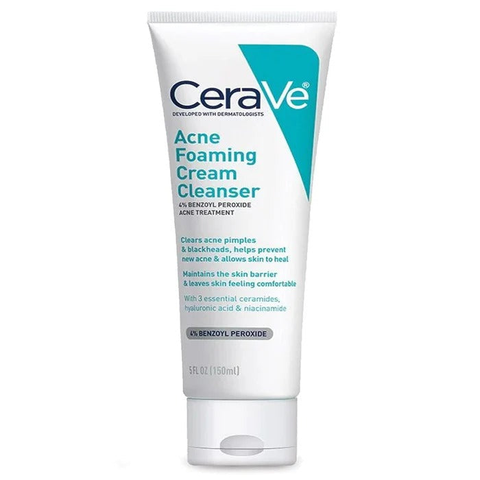 CeraVe Acne Foaming Cream Cleanser, 150ml