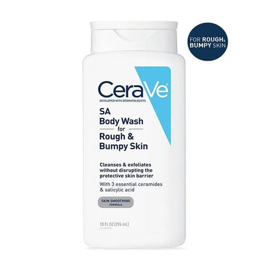 CeraVe SA Body Wash for Rough & Bumpy Skin, 296ml