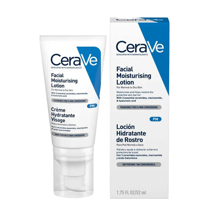 CeraVe PM Facial Moisturizing Lotion, 52ml