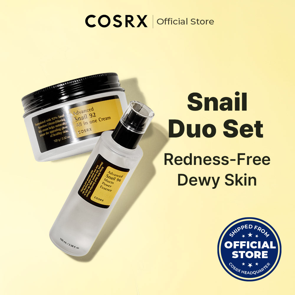 COSRX Ultimate Hydration Repair Duo - Hyaluronic Acid Intensive Cream + Snail Mucin 96% Essence, Long-lasting Intense Hydration and Skin Repair Care