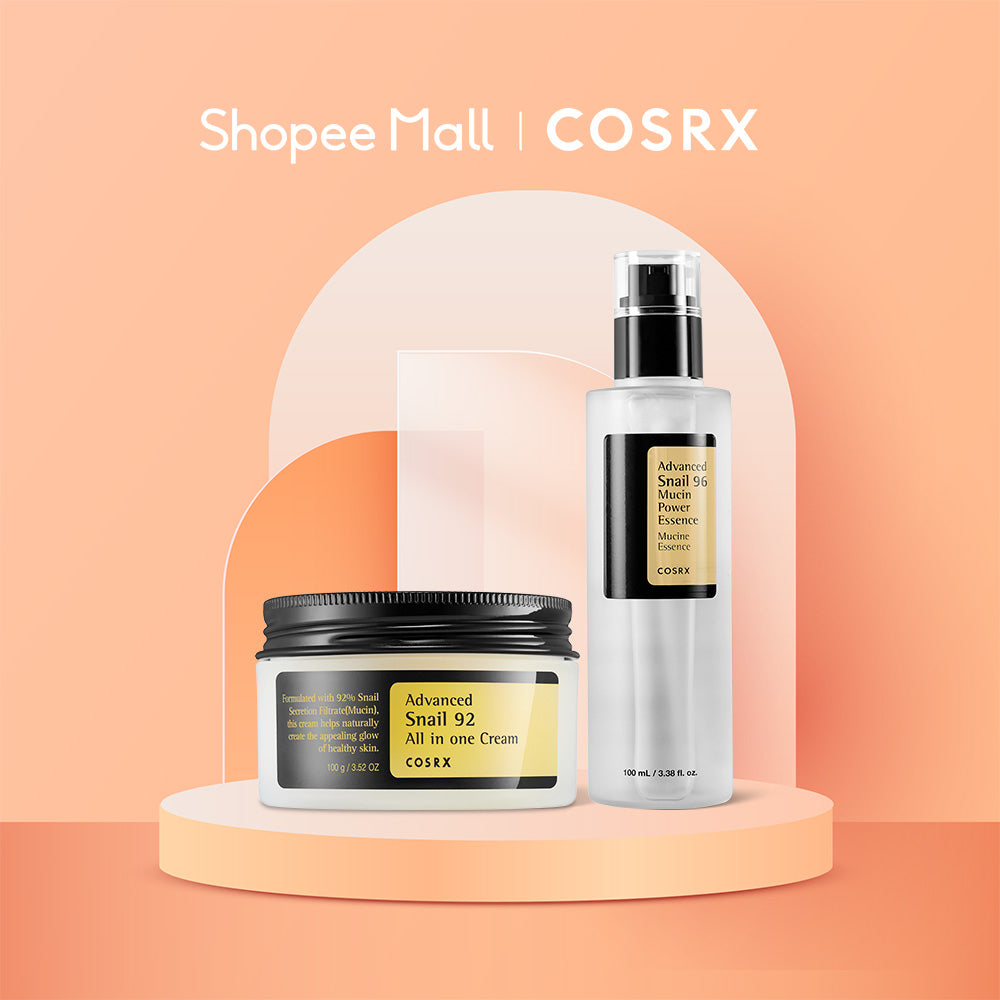 COSRX Ultimate Hydration Repair Duo - Hyaluronic Acid Intensive Cream + Snail Mucin 96% Essence, Long-lasting Intense Hydration and Skin Repair Care