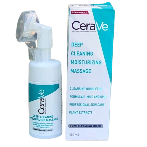 CeraVe Foam Deep Cleaning Moisturizing Massage Cream 100ml